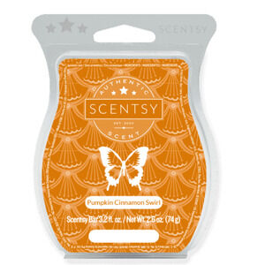 Scentsy Pumpkin Cinnamon Swirl Wax Bar Fall Pumpkin Bakery Scent